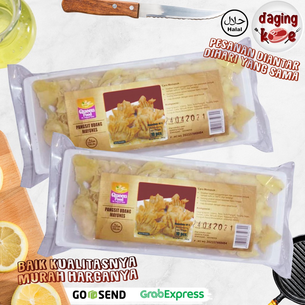

DIMSUM PANGSIT UDANG MAYONES QUEEN FOOD TERMURAH DK017