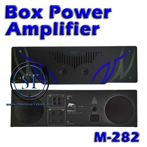 Box Power Amplifier M-282 Box Amply M-282 Kotak Kosong Bell Ampli Box BELL M282 M-282