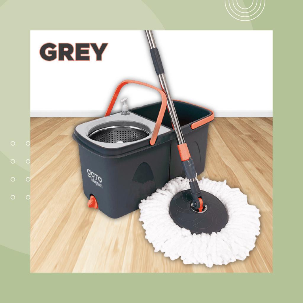 Goto Abigael Spin Ultra Mop Alat Pel Pelan Set Putar Pembersih Lantai