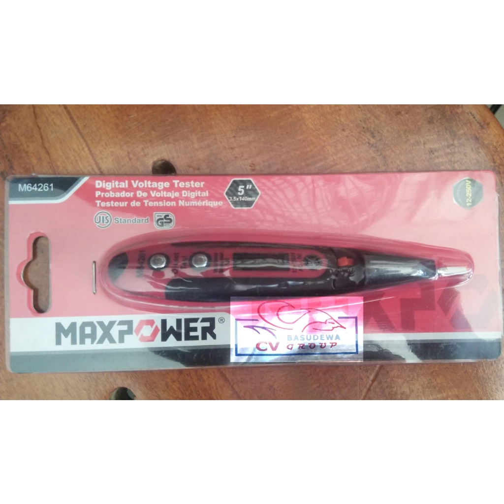 MAXPOWER DIGITAL VOLTAGE TESTER M64261 / TESPEN DIGITAL MAXPOWER