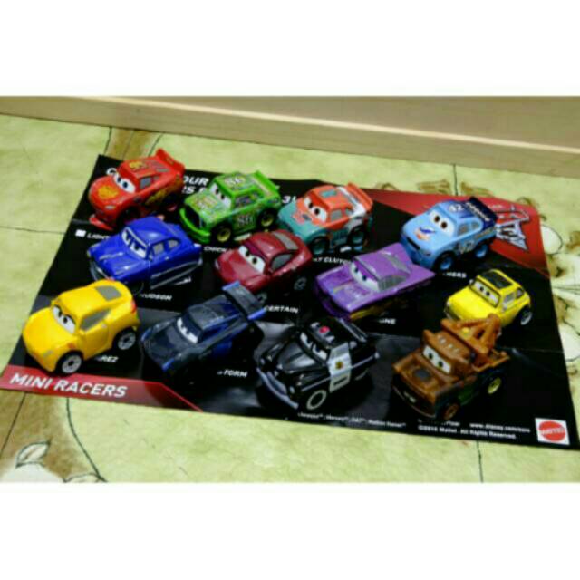 mini cars mattel