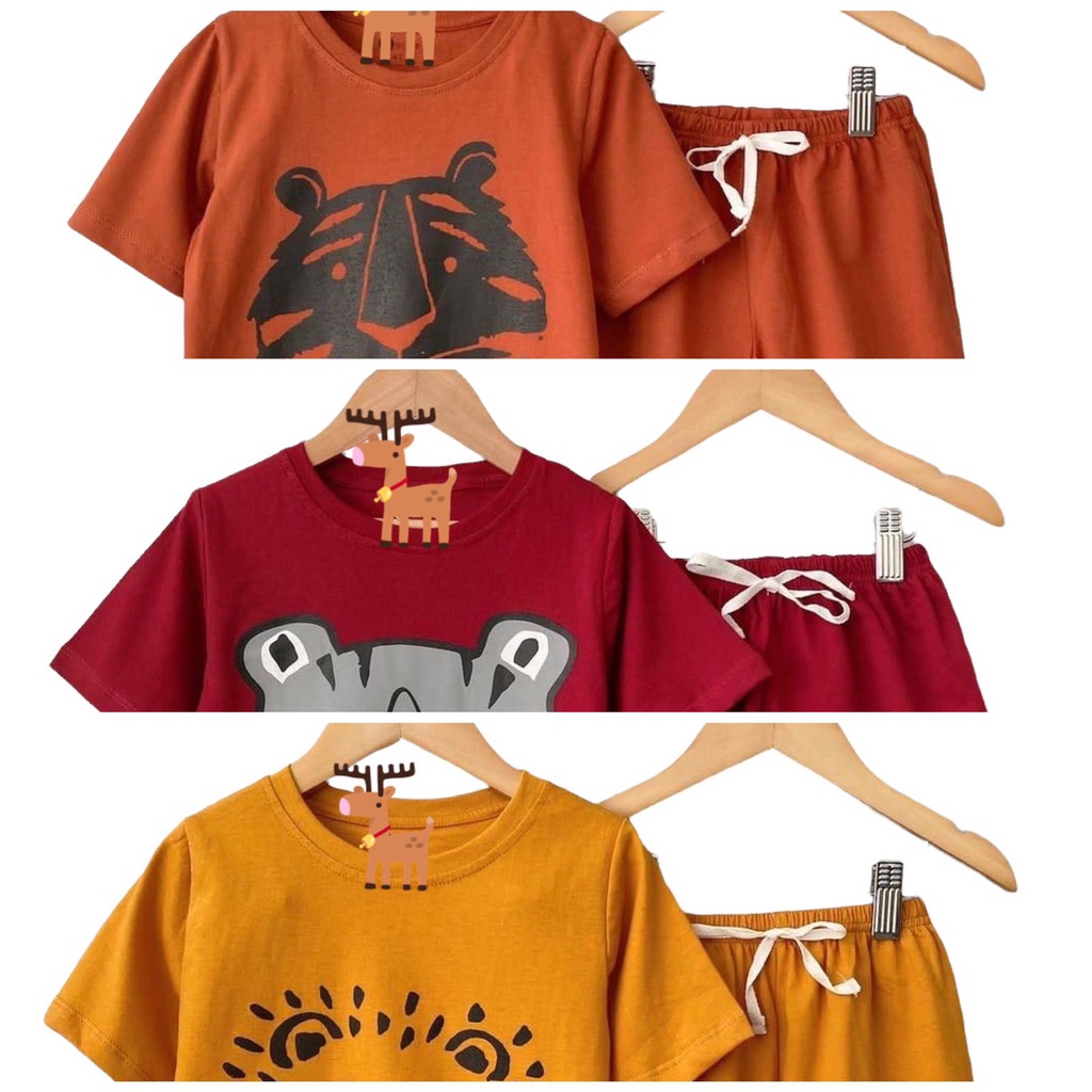 Setelan kaos anak Unisex Set anak kekinian terbaru 1-6 Tahun Bajua anak perempuan