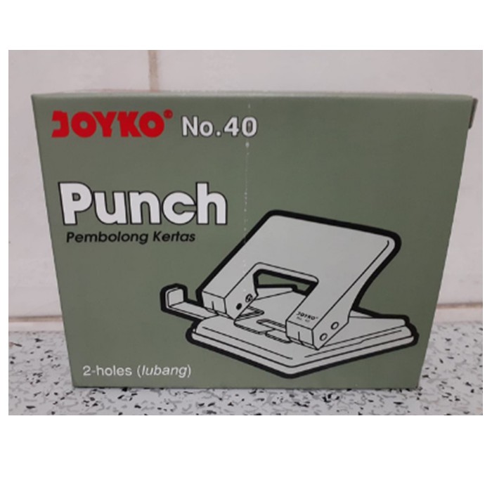 

PELUBANG / PEMBOLONG / PUNCH KERTAS JOYKO NO. 40 XL (2 lubang)