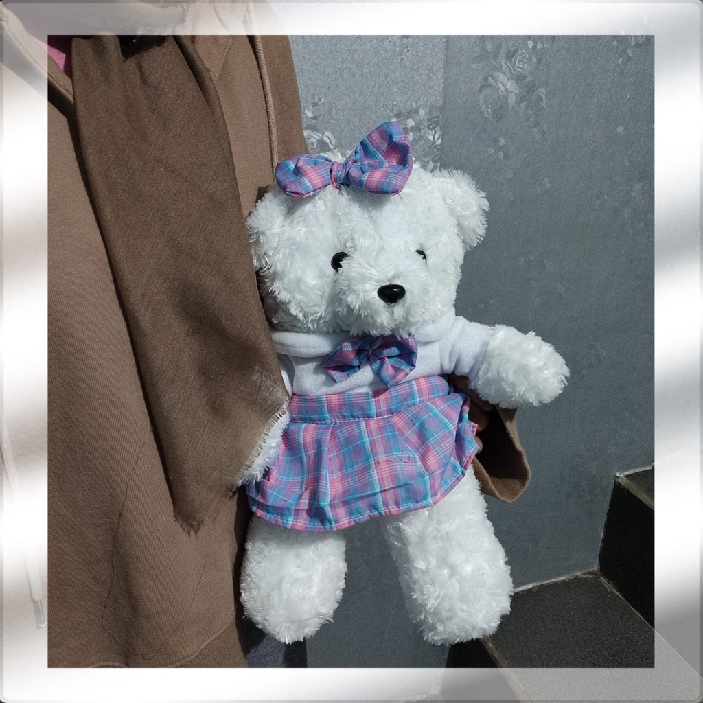 Rully - Tas Selempang Bahu Boneka Karakter Lolita Bear Gemoy