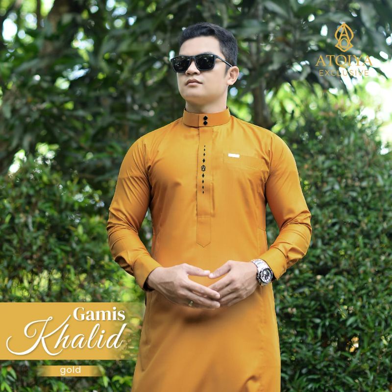 Gamis Atqiya khalid/Gamis atqiya/gamis khalid/Gamis kekinian/Gamis murah