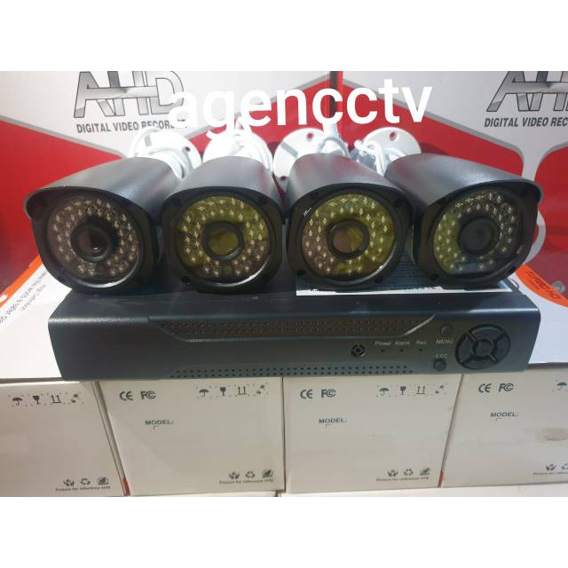 paket cctv 4kamera  5mp outdoor full hd lr sony exmor