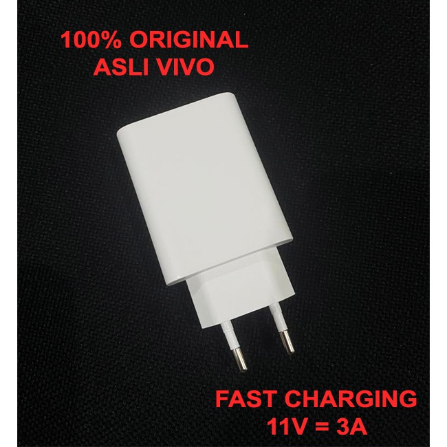 VIVO Fast Charging Charger V3330H0A0-EU Original Tanpa Cable