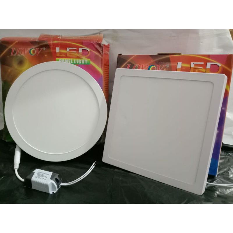 OB Downlight/Lampu Downlight/Led Panel/Downlight Led Lovov 18watt Kotak/Bulat