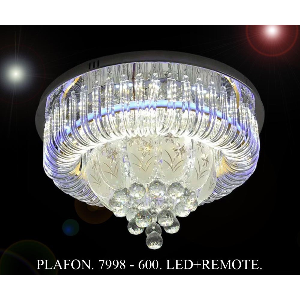 Lampu plafon led kristal / lampu hias / lampu kristal 7998