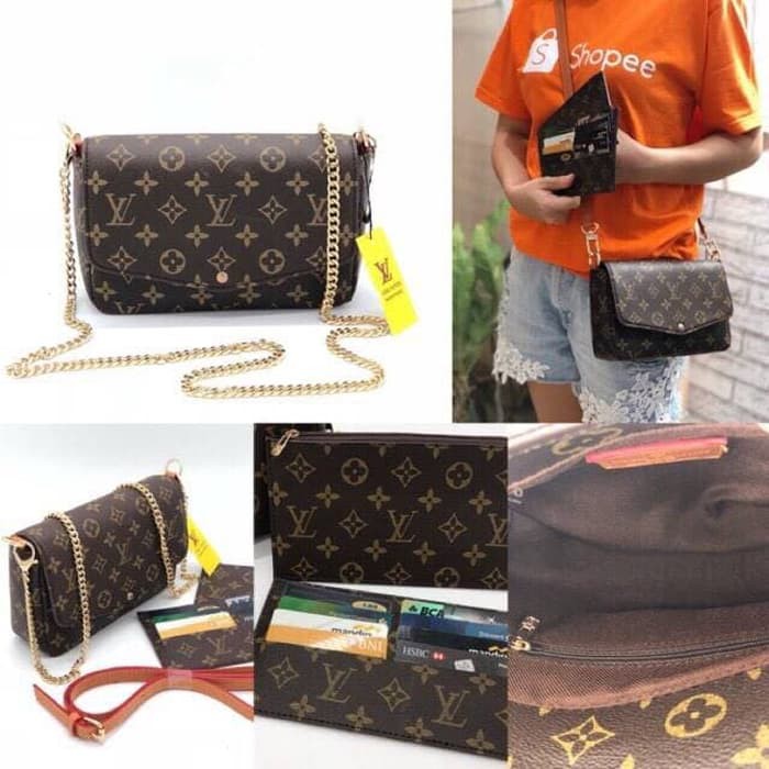 Tas wanita | tas selempang | tas import | slimbag | tas | fashion wanita | tas branded | LV SLING