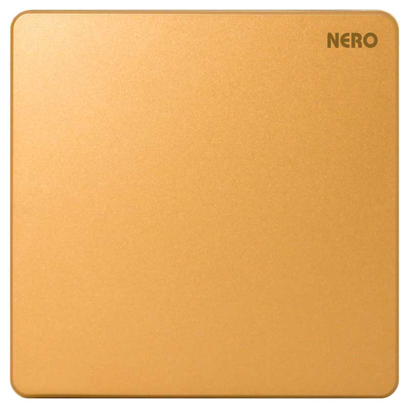 CASA X200-Gold 1 Gang Blank Plate NERO