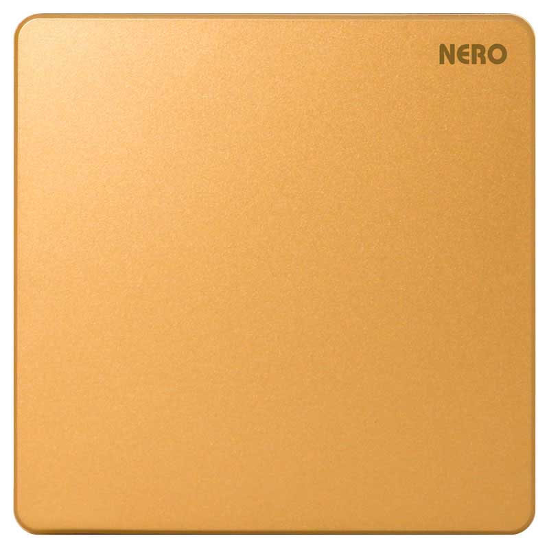 CASA X200-Gold 1 Gang Blank Plate NERO