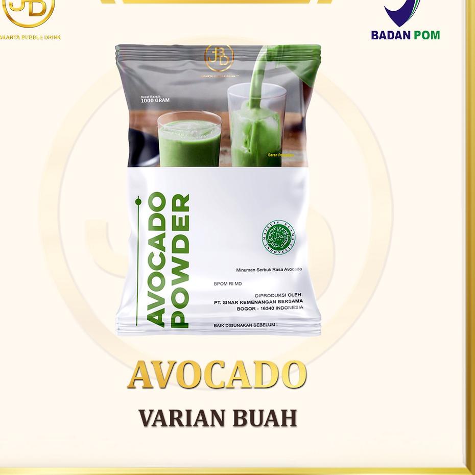 

kw✶Terbaru✫ Bubuk Minuman AVOCADO Powder 1 KG - JBD | Halal 50 ✶