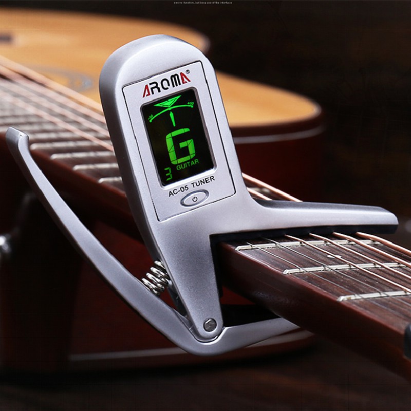 2 IN 1 Capo Kombinasi Tuner Gitar Profesional