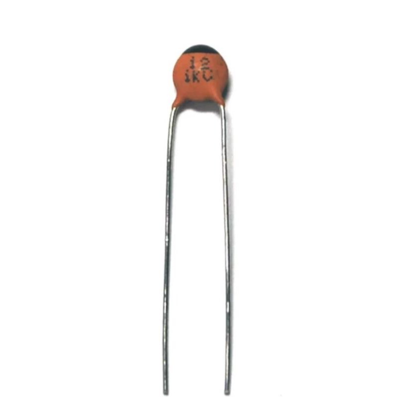 Disc Ceramic Capacitor 12pF 1KV J ±5% NP0 Pitch=5mm RoHS Taiwan NPO