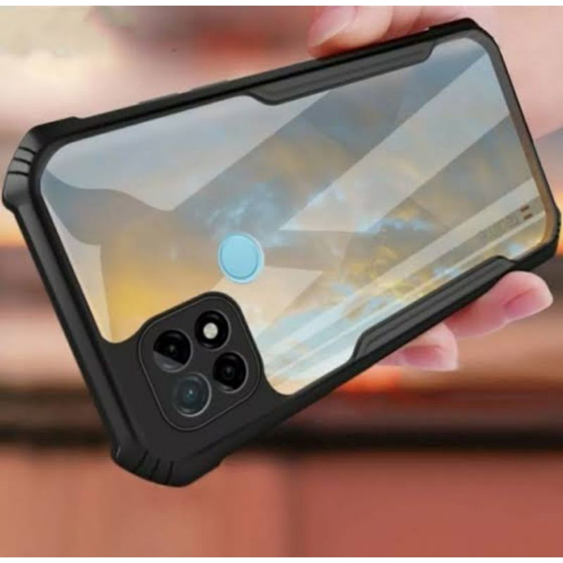 Case Protect Fuze Transparan Realme C21Y/C12/C25/C35 Shockproof Protect Camera