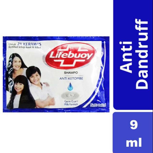 4 sachet Shampo Lifebuoy 9 ml