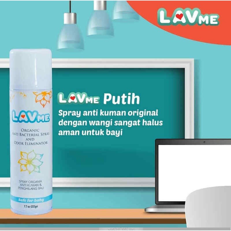 Lavme Organic Anti Bacterial Spray and Odor Eliminator 250ml