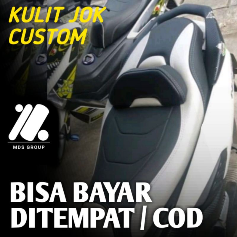 kulit jok custom modifikasi model pres motor nmax old / new 2020