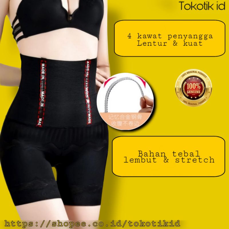 korset celana wanita 3in1 Solania slimming pants pelangsing pengencang bokong pengecil paha Push Up+ kawat