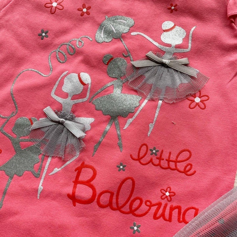 baju anak perempuan baru lahir newborn 0-12 bulan little ballerina tutu pants set