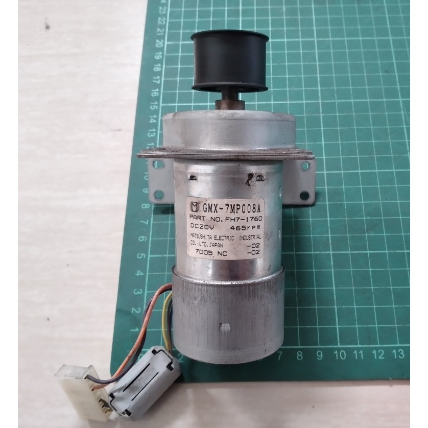 Motor DC Brushed Gearbox Matsushita GMX-7MP008A 465Rpm