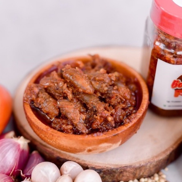 

Sambel Kemasan by @sambalbosque berat bersih 165gr