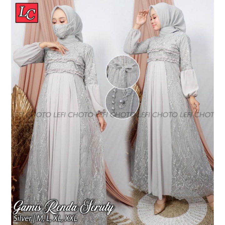 GAMIS TILE RENDA SERUTY BALON| GAMIS| GAMIS PETA KONDANGAN| GAMIS TILE| GAMIS PESTA MODERN| GAMIS RENDA SERUTY| GAMIS PESTA MEWAH| GAMIS BRUKAT| KEBAYA BRUKAT| KEBAYA