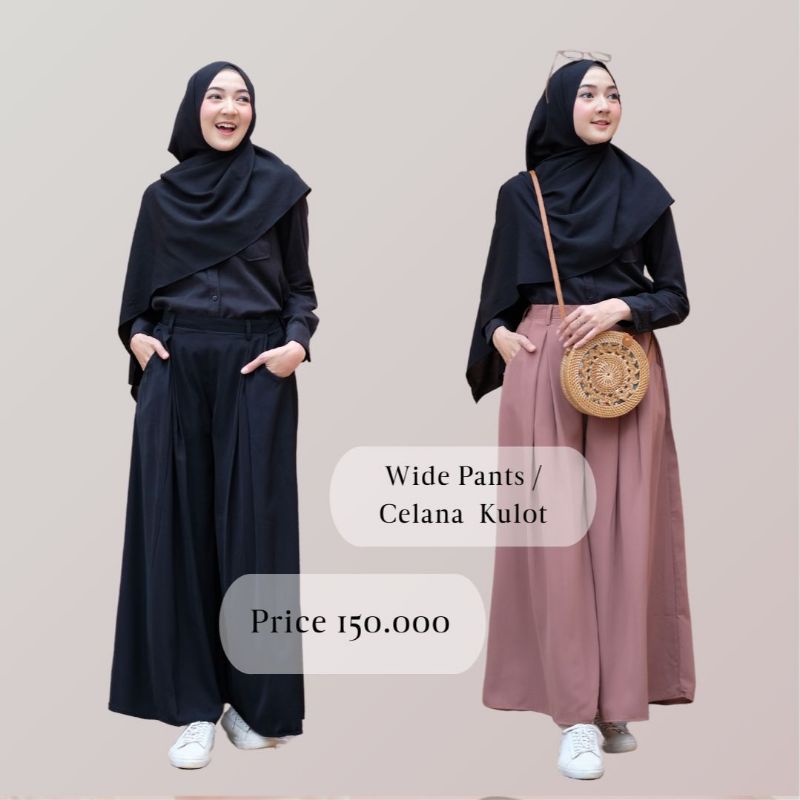 Widepants by Khizaanah Sunnah l Kulot syari