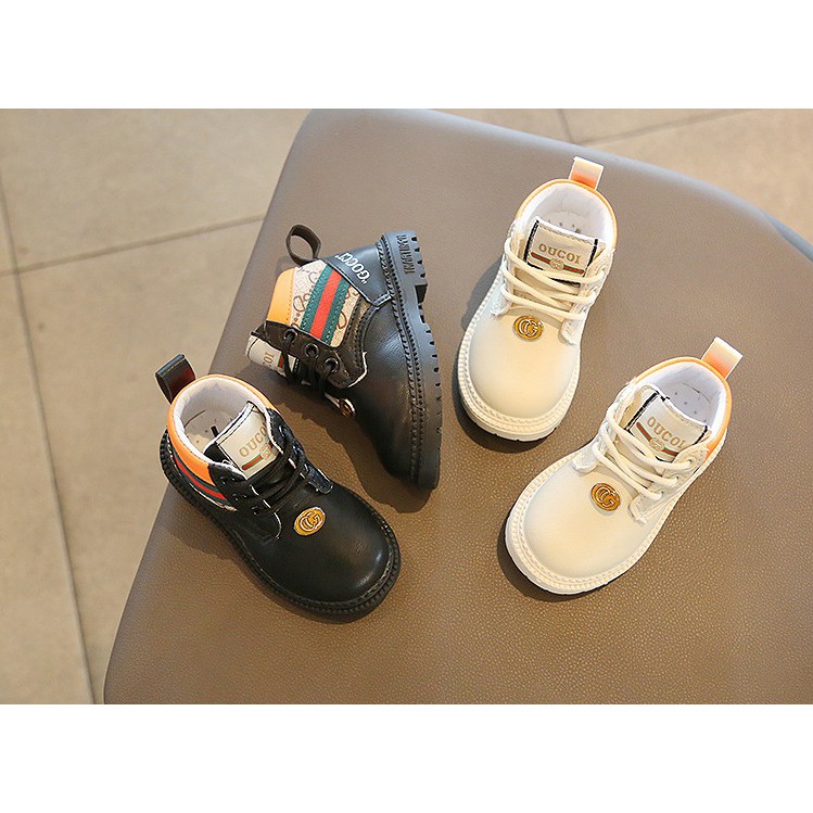 Sepatu Anak semi boats kulit GUCI sepatu sneakers anak IMPORT