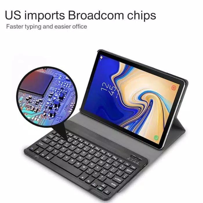 Flip Cover Bluetooth Keyboard Magnetic Samsung Tab A 8 2019 295 290 200 205 Spen Case