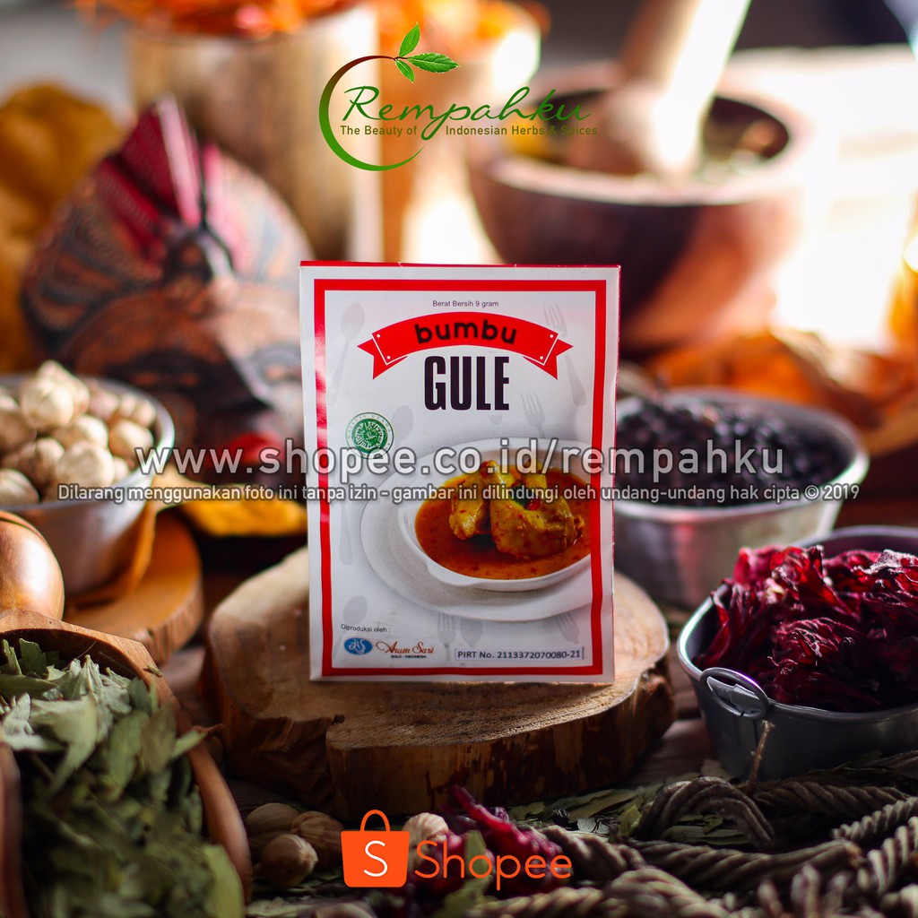 

Rempahku - Bumbu GULE Akar Sari 1pc Bumbu Masak Instan GULAI Arumsari