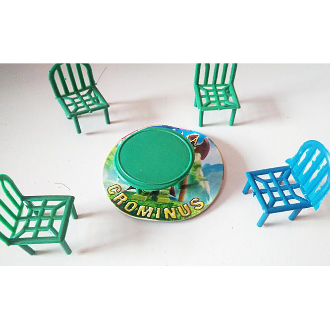 mainan anak meja kursi set mainan anak cewek miniatur