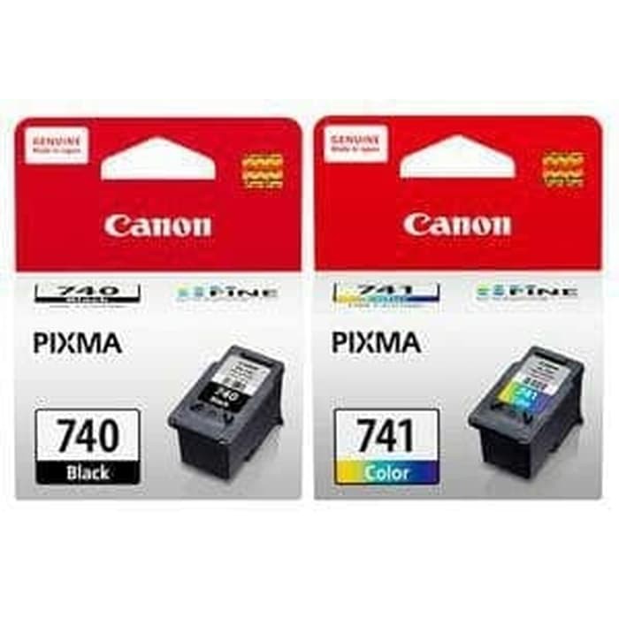 Tinta Canon PG740 (Black) + CL741 (Colour) Ink Cartridge Original 1set