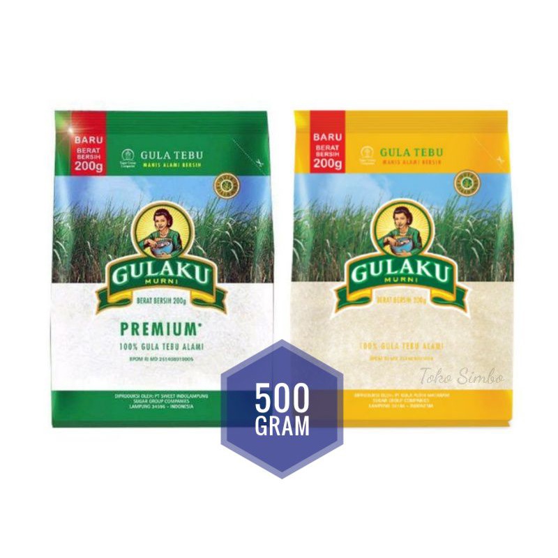 

[500 Gram] Gulaku 500gr gula pasir kemasan pillow pack setengah kg