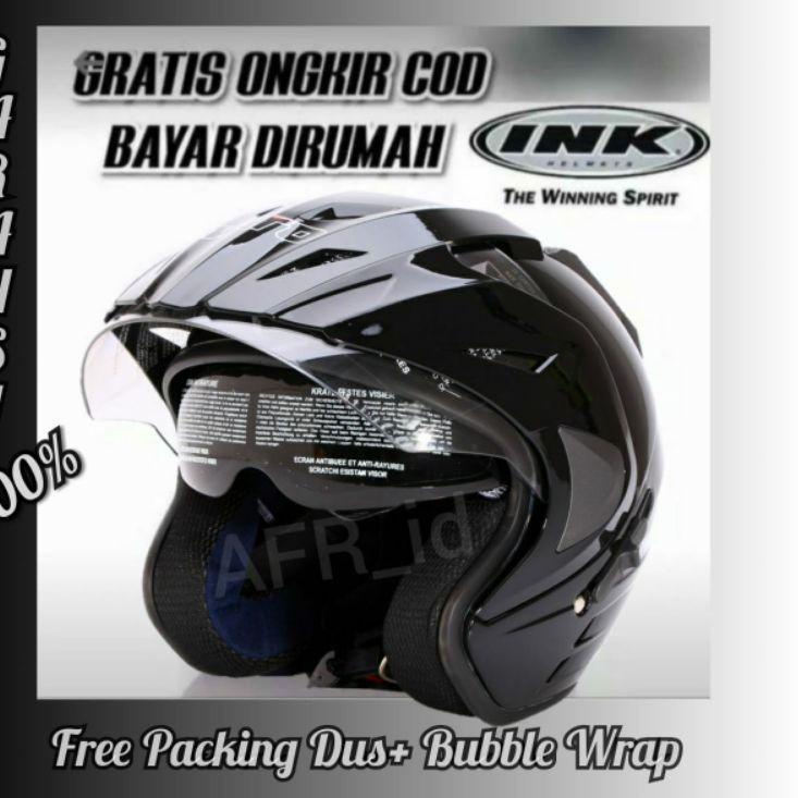 ❄️Trending Helm INK Kw Super Double Dobel Visor Helem Topi 2 kaca Murah Pria Wanita Dewasa SNI #allt
