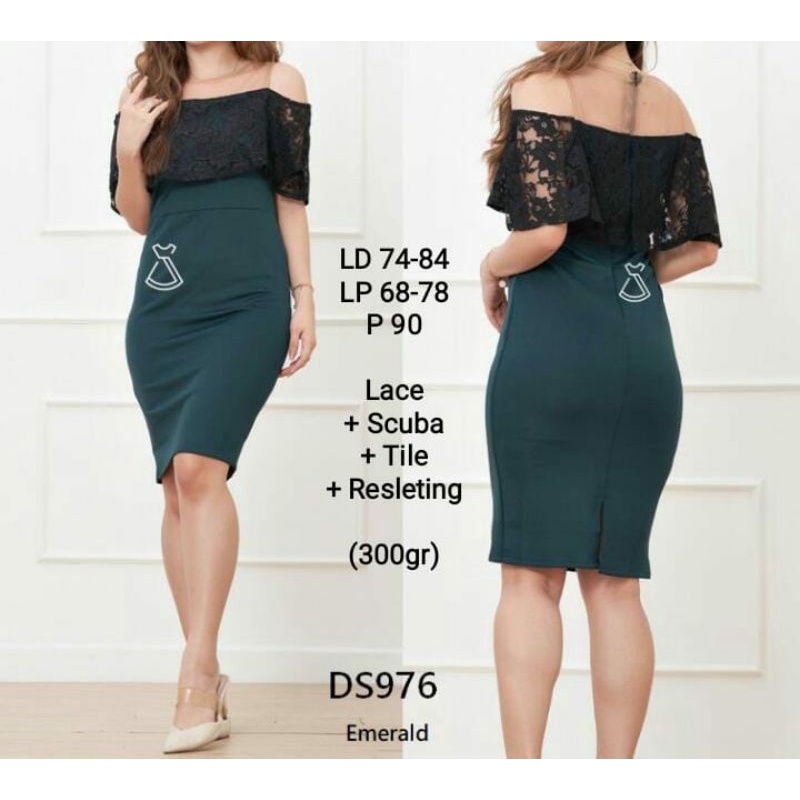 DS976 DRESS PESTA SCUBA DRESS SCUBA PARTY DRESS SABRINA SCUBA DRESS PESTA SABRINA DRESS SEPAN MURAH