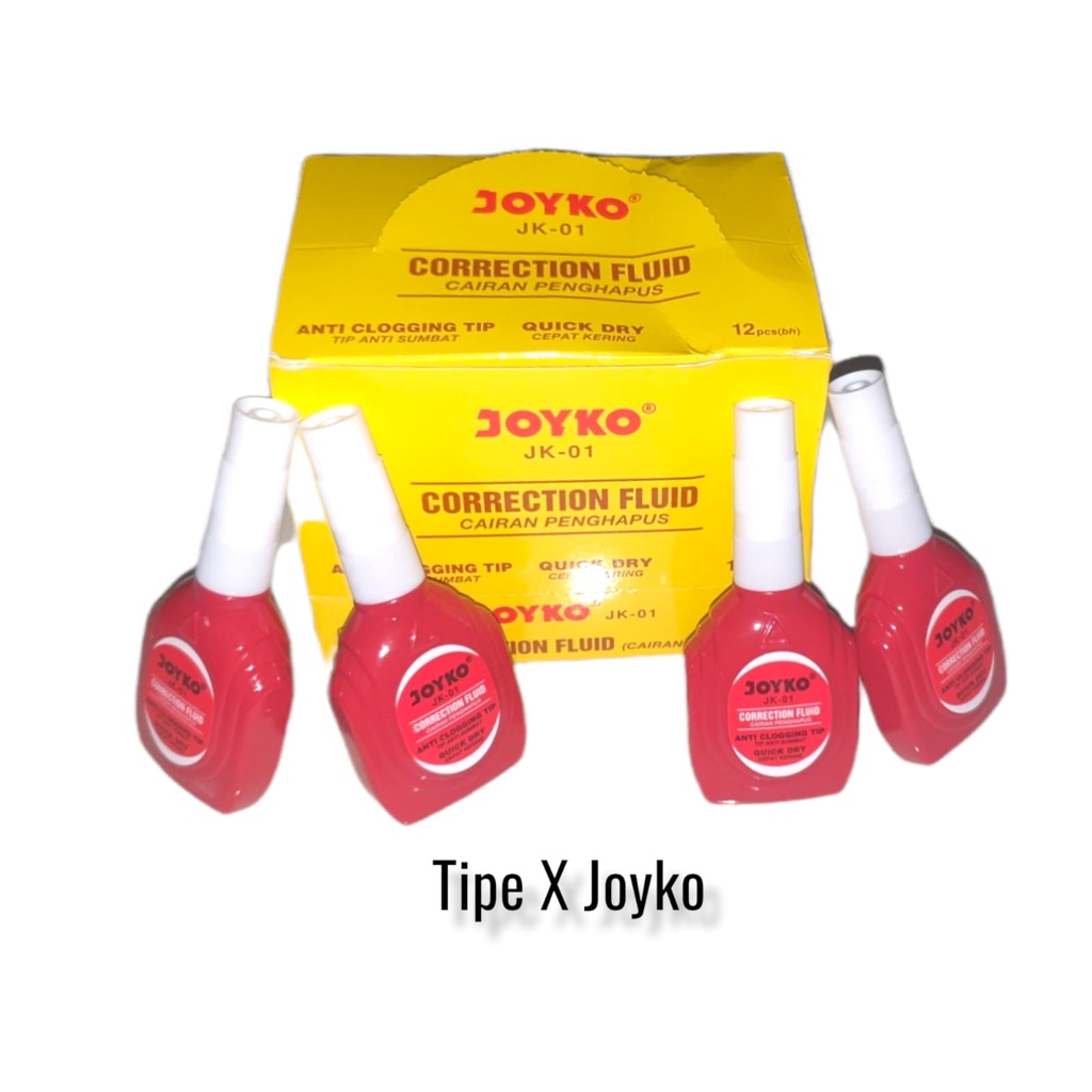 

Tipe X Joyko Merah Penghapus Pen