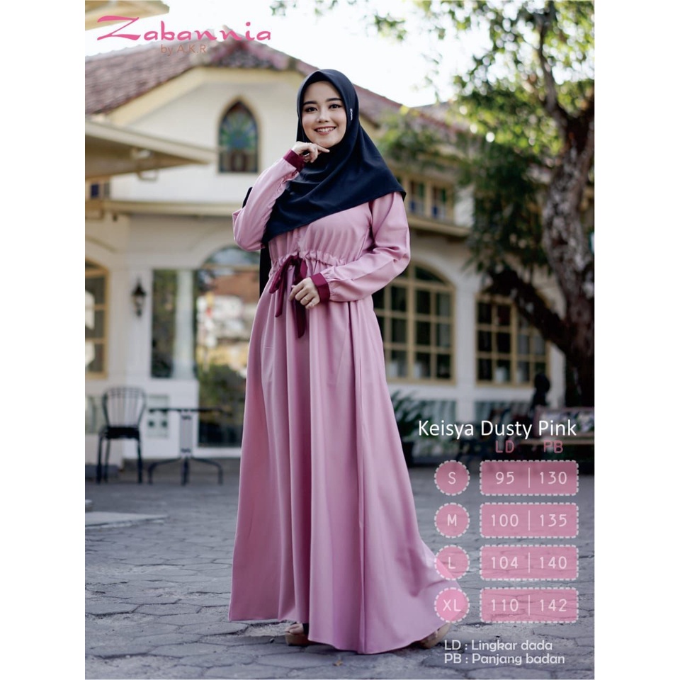 zabannia - keisha dress dress muslimah-gamis-gamisterbaru- gamis trendy