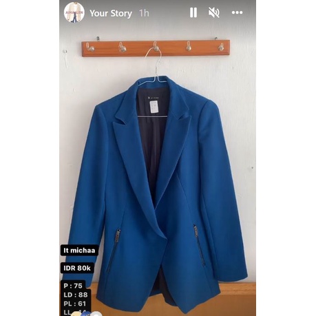 it michaa dark blue blazer
