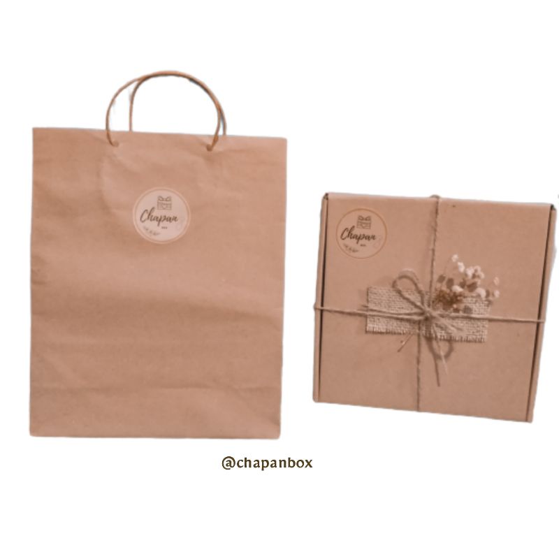 

Tambahan Paper Bag Kertas Kraft Tali Rotan