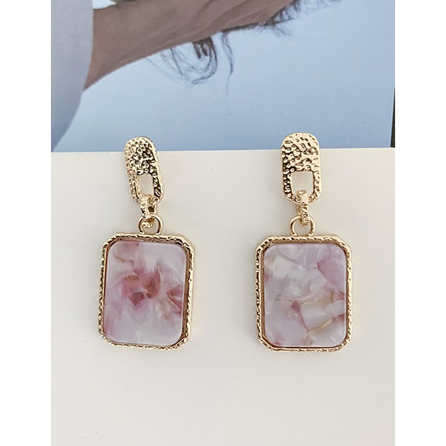 LRC Anting Tusuk Fashion Alloy Geometric Earrings F75396