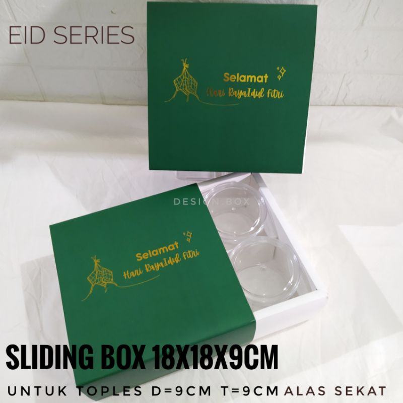 

10PC | SLIDING BOX 18X18X9CM (TANYA STOK)