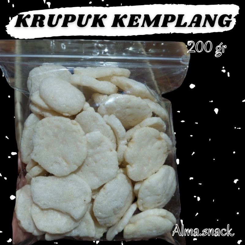 KRUPUK PALEMBANG TENGIRI 200gram / SNACK KILOAN MURAH / ALMA.SNACK