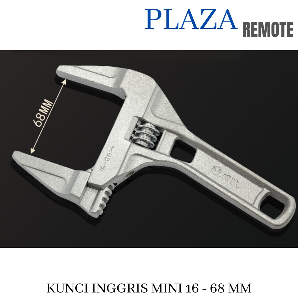 KUNCI PAS UNIVERSAL INGGRIS MINI PIPA MURAH ADJUSTABLE WRENCH 6 - 68 MM