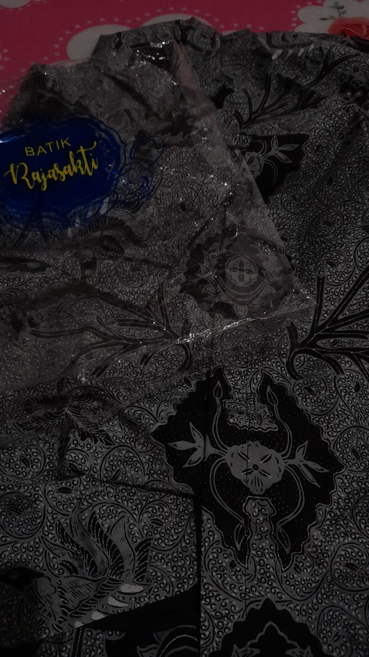 Atasan Kemeja Batik Pria Lengan Pendek Premium Damarlangit Pen Full Furing Rajasakti Solo Ori