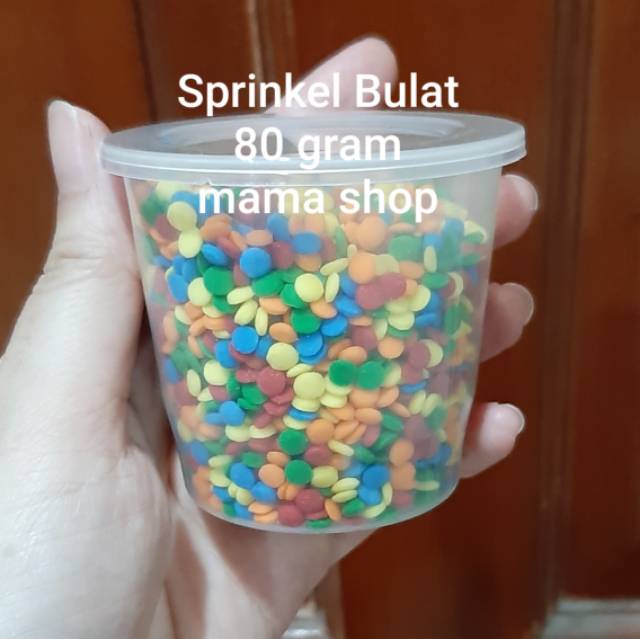 Sprinkle Spikel Trimit Hiasan Kue Edible 80 gram Confetty Bintang Love