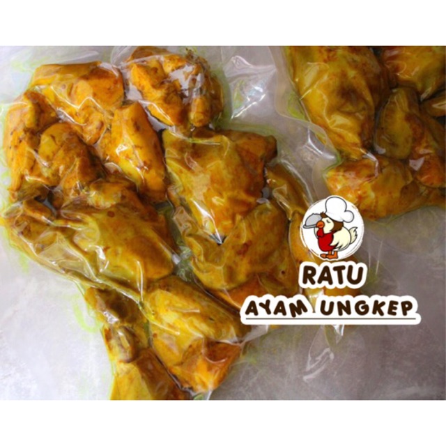 1ekor Full Ratu Ayam Ungkep Bumbu Kuning Siap Goreng Makanan Siap Saji Shopee Indonesia