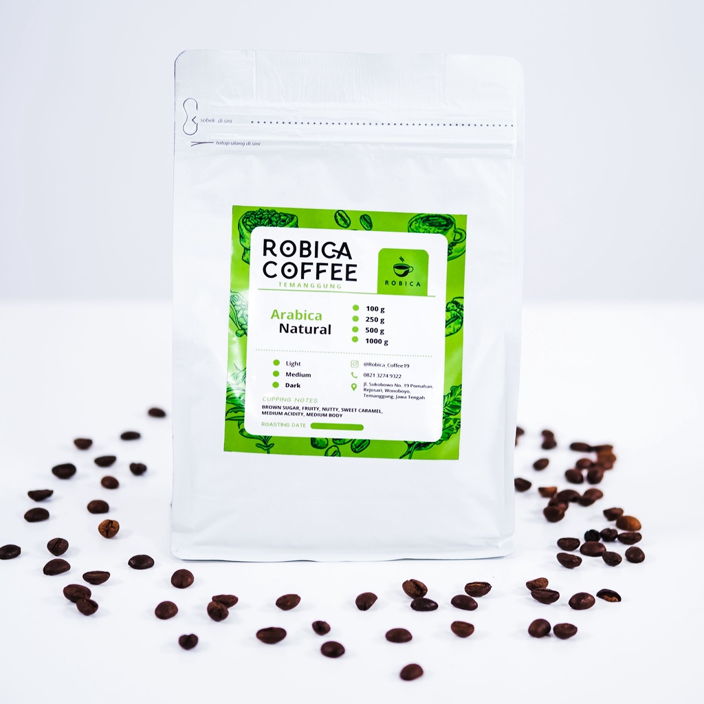 

Arabica Natural Temanggung Premium Robica Coffee