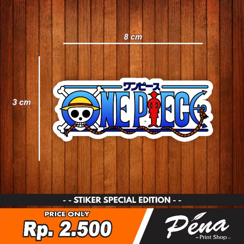 

Sticker Stiker Onepiece Kartun Animasi